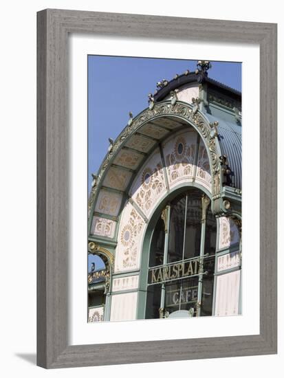 Karlsplatz Underground Station, Designed Between 1894 and 1899-Otto Wagner-Framed Giclee Print