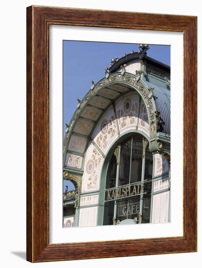 Karlsplatz Underground Station, Designed Between 1894 and 1899-Otto Wagner-Framed Giclee Print