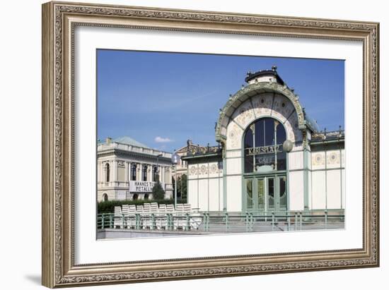 Karlsplatz Underground Station, Designed Between 1894 and 1899-Otto Wagner-Framed Giclee Print