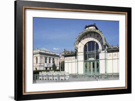 Karlsplatz Underground Station, Designed Between 1894 and 1899-Otto Wagner-Framed Giclee Print