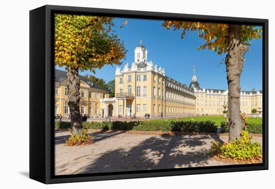 Karlsruhe Palace with Palace Square, Karlsruhe, Baden-Wurttemberg, Germany, Europe-Markus Lange-Framed Premier Image Canvas