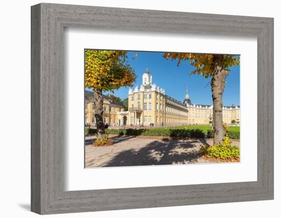 Karlsruhe Palace with Palace Square, Karlsruhe, Baden-Wurttemberg, Germany, Europe-Markus Lange-Framed Photographic Print