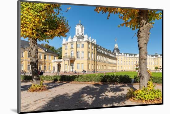 Karlsruhe Palace with Palace Square, Karlsruhe, Baden-Wurttemberg, Germany, Europe-Markus Lange-Mounted Photographic Print