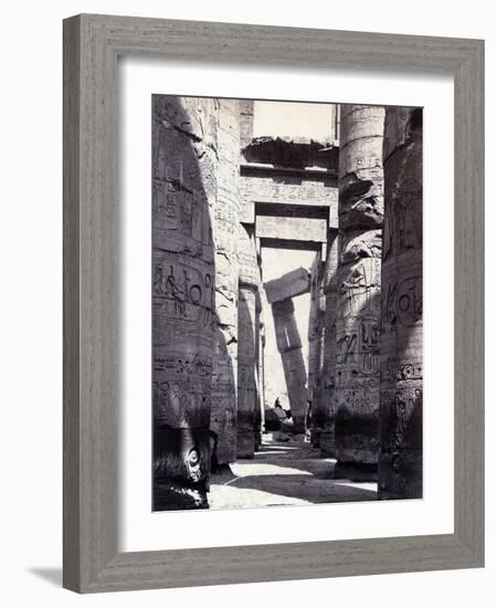 Karnak, Great Hypostyle Hall, 19th Century-Science Source-Framed Giclee Print