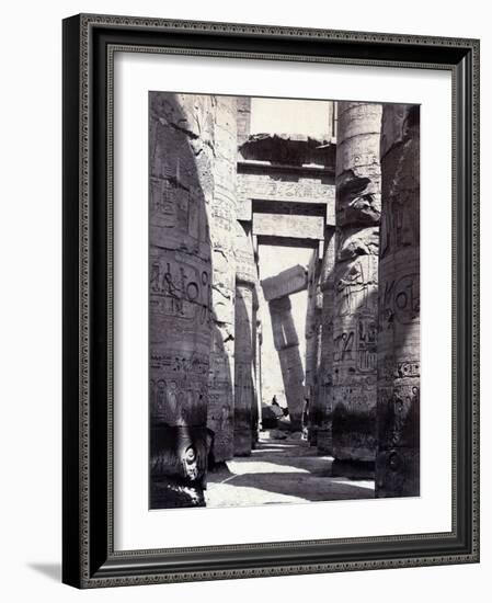 Karnak, Great Hypostyle Hall, 19th Century-Science Source-Framed Giclee Print