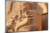 Karnak, Luxor, Egypt. Ruined statue holding two ankhs at the Karnak Temple Complex.-Emily Wilson-Mounted Photographic Print