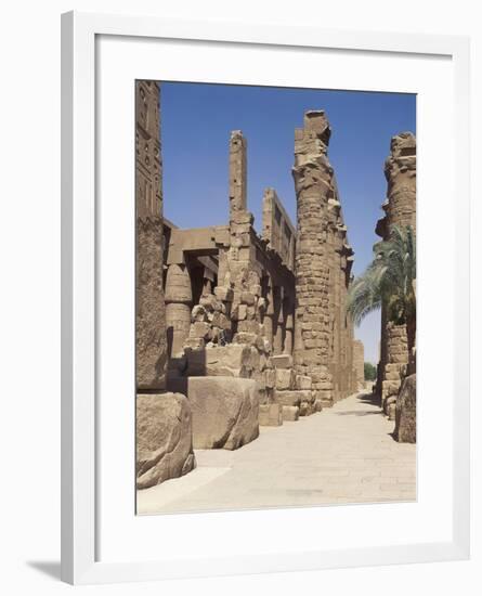 Karnak Temple Complex, Precinct of Amun-Re, Great Hypostyle Hall, Third Pylon of Amenhotep III-null-Framed Giclee Print