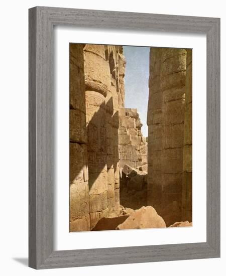 Karnak Temple Complex-English Photographer-Framed Giclee Print