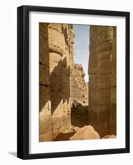 Karnak Temple Complex-English Photographer-Framed Giclee Print