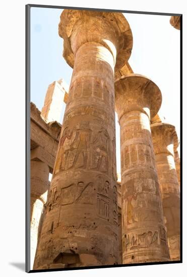 Karnak Temple. Dedicated to Amun, Mut and Khonsu. Luxor, Egypt.-Tom Norring-Mounted Photographic Print