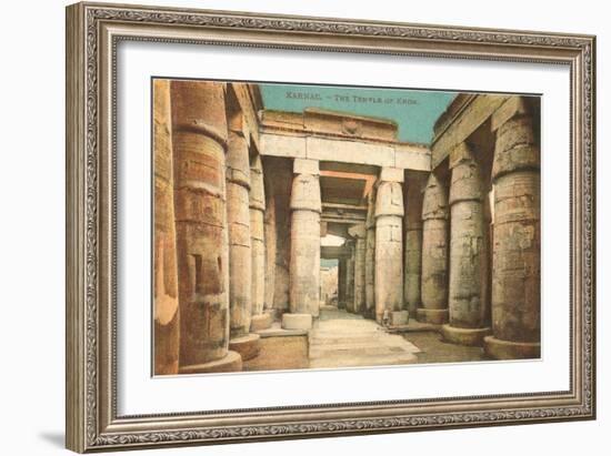 Karnak, Temple of Khon, Egypt-null-Framed Premium Giclee Print