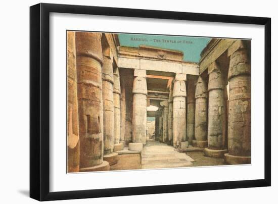 Karnak, Temple of Khon, Egypt-null-Framed Premium Giclee Print