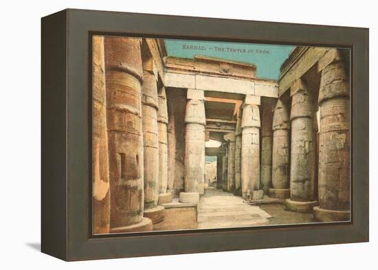 Karnak, Temple of Khon, Egypt-null-Framed Stretched Canvas