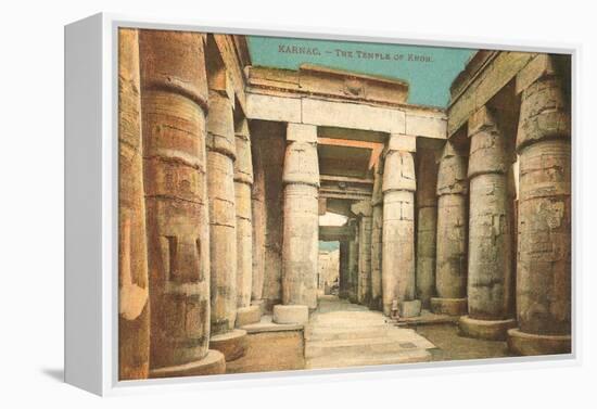 Karnak, Temple of Khon, Egypt-null-Framed Stretched Canvas