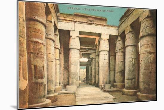 Karnak, Temple of Khon, Egypt-null-Mounted Art Print