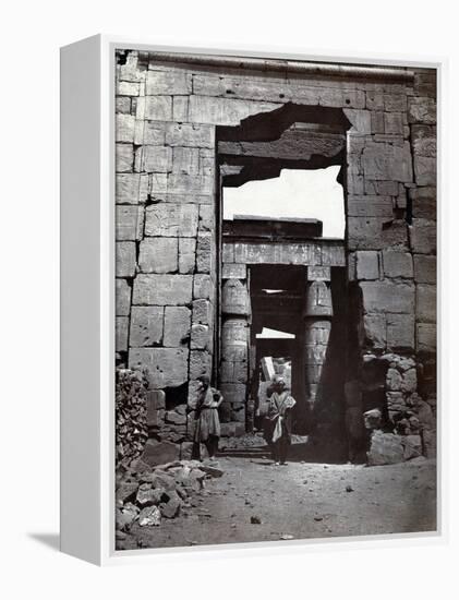 Karnak, Temple of Ramses IV, 19th Century-Science Source-Framed Premier Image Canvas