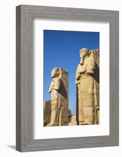 Karnak Temple, UNESCO World Heritage Site, near Luxor, Egypt, North Africa, Africa-Jane Sweeney-Framed Photographic Print