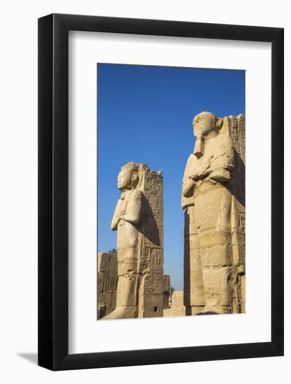 Karnak Temple, UNESCO World Heritage Site, near Luxor, Egypt, North Africa, Africa-Jane Sweeney-Framed Photographic Print