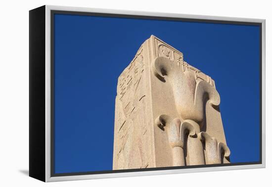 Karnak Temple, UNESCO World Heritage Site, near Luxor, Egypt, North Africa, Africa-Jane Sweeney-Framed Premier Image Canvas