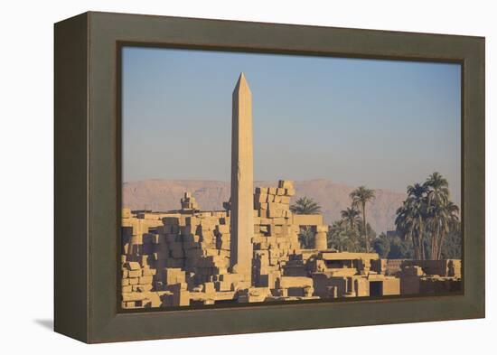 Karnak Temple, UNESCO World Heritage Site, near Luxor, Egypt, North Africa, Africa-Jane Sweeney-Framed Premier Image Canvas