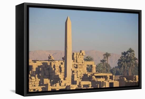 Karnak Temple, UNESCO World Heritage Site, near Luxor, Egypt, North Africa, Africa-Jane Sweeney-Framed Premier Image Canvas