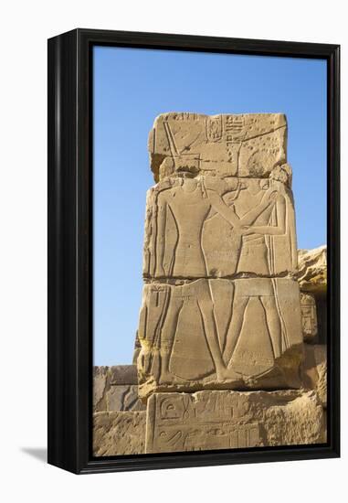 Karnak Temple, UNESCO World Heritage Site, near Luxor, Egypt, North Africa, Africa-Jane Sweeney-Framed Premier Image Canvas
