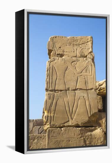 Karnak Temple, UNESCO World Heritage Site, near Luxor, Egypt, North Africa, Africa-Jane Sweeney-Framed Premier Image Canvas