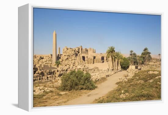 Karnak Temple, UNESCO World Heritage Site, near Luxor, Egypt, North Africa, Africa-Jane Sweeney-Framed Premier Image Canvas