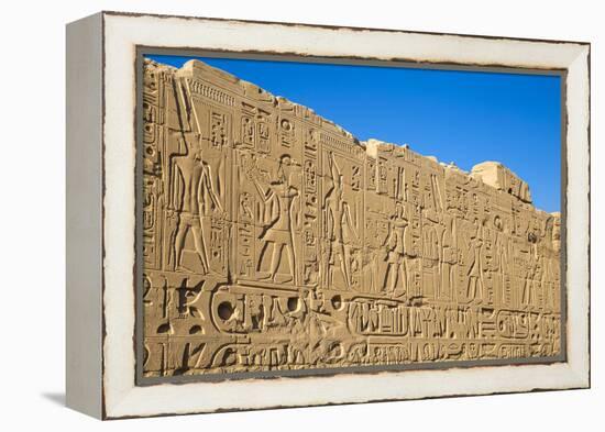 Karnak Temple, UNESCO World Heritage Site, near Luxor, Egypt, North Africa, Africa-Jane Sweeney-Framed Premier Image Canvas