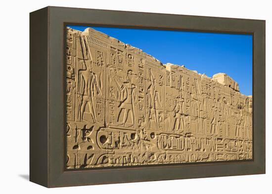 Karnak Temple, UNESCO World Heritage Site, near Luxor, Egypt, North Africa, Africa-Jane Sweeney-Framed Premier Image Canvas