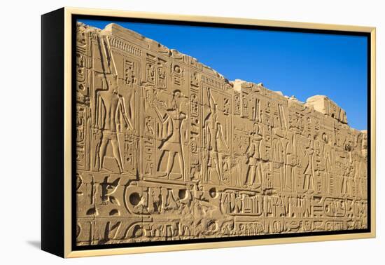 Karnak Temple, UNESCO World Heritage Site, near Luxor, Egypt, North Africa, Africa-Jane Sweeney-Framed Premier Image Canvas