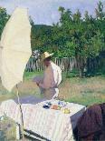 Picnic in May, Summer Day, 1906-Karoly Ferenczy-Framed Giclee Print