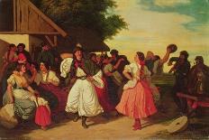 Village Wedding Feast-Karoly Lotz-Giclee Print