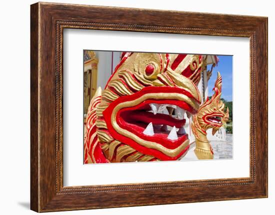 Karon Beach, Buddhist Temple, Phuket Island, Phuket, Thailand, Southeast Asia, Asia-Andrew Stewart-Framed Photographic Print