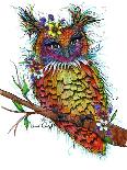 Wise Owl-Karrie Evenson-Framed Stretched Canvas