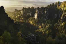 Temple in the Mist-Karsten Wrobel-Photographic Print