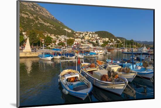 Kas Harbour, Kas, Antalya Province, Turkey Minor, Eurasia-Neil Farrin-Mounted Photographic Print