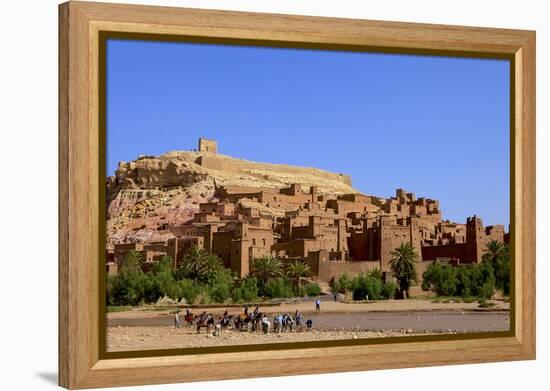 Kasbah, Ait-Benhaddou, UNESCO World Heritage Site, Morocco, North Africa, Africa-Simon Montgomery-Framed Premier Image Canvas