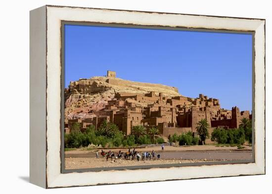 Kasbah, Ait-Benhaddou, UNESCO World Heritage Site, Morocco, North Africa, Africa-Simon Montgomery-Framed Premier Image Canvas