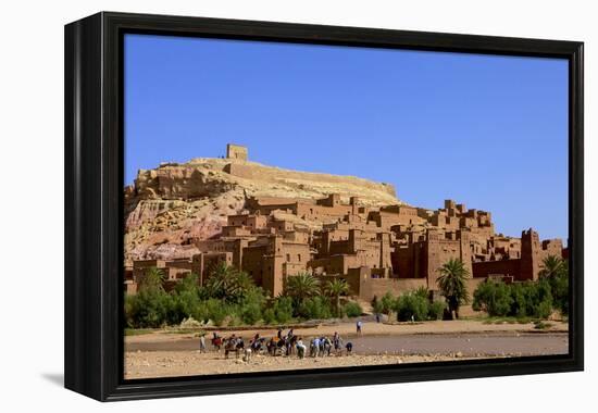 Kasbah, Ait-Benhaddou, UNESCO World Heritage Site, Morocco, North Africa, Africa-Simon Montgomery-Framed Premier Image Canvas