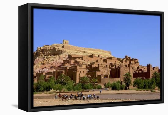 Kasbah, Ait-Benhaddou, UNESCO World Heritage Site, Morocco, North Africa, Africa-Simon Montgomery-Framed Premier Image Canvas