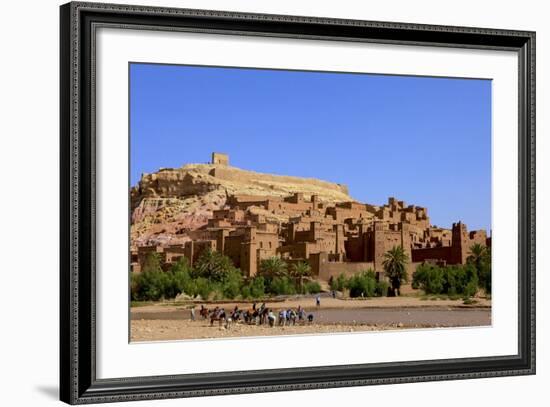 Kasbah, Ait-Benhaddou, UNESCO World Heritage Site, Morocco, North Africa, Africa-Simon Montgomery-Framed Photographic Print