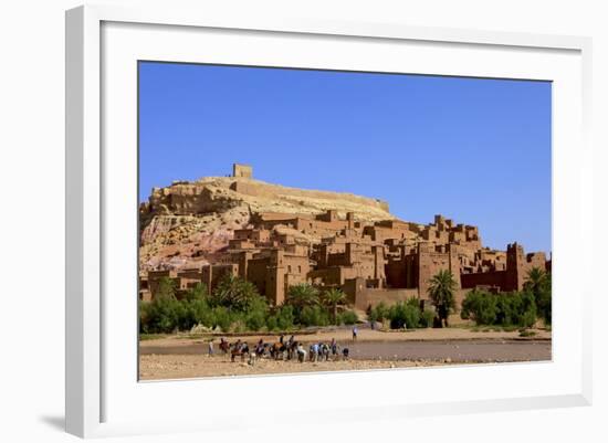 Kasbah, Ait-Benhaddou, UNESCO World Heritage Site, Morocco, North Africa, Africa-Simon Montgomery-Framed Photographic Print