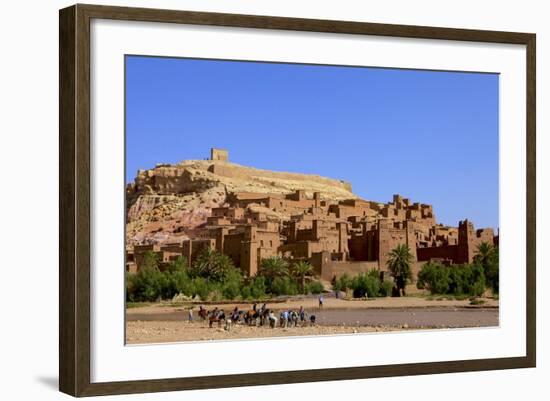 Kasbah, Ait-Benhaddou, UNESCO World Heritage Site, Morocco, North Africa, Africa-Simon Montgomery-Framed Photographic Print