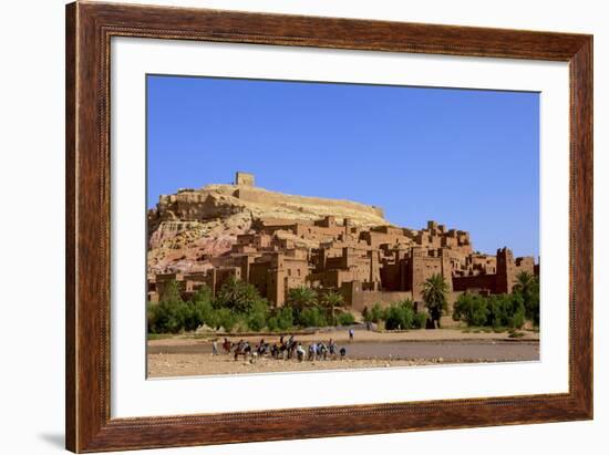 Kasbah, Ait-Benhaddou, UNESCO World Heritage Site, Morocco, North Africa, Africa-Simon Montgomery-Framed Photographic Print