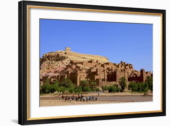 Kasbah, Ait-Benhaddou, UNESCO World Heritage Site, Morocco, North Africa, Africa-Simon Montgomery-Framed Photographic Print