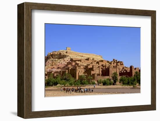 Kasbah, Ait-Benhaddou, UNESCO World Heritage Site, Morocco, North Africa, Africa-Simon Montgomery-Framed Photographic Print