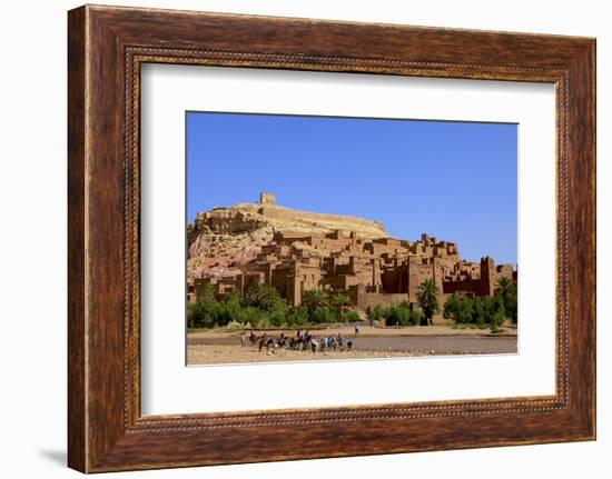 Kasbah, Ait-Benhaddou, UNESCO World Heritage Site, Morocco, North Africa, Africa-Simon Montgomery-Framed Photographic Print