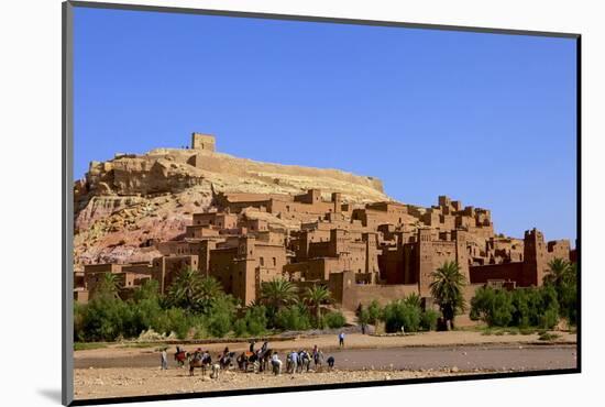 Kasbah, Ait-Benhaddou, UNESCO World Heritage Site, Morocco, North Africa, Africa-Simon Montgomery-Mounted Photographic Print