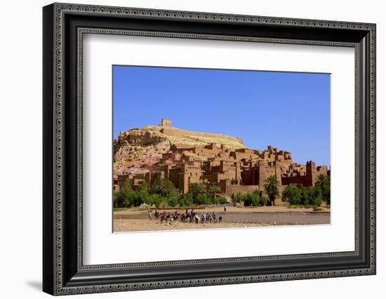 Kasbah, Ait-Benhaddou, UNESCO World Heritage Site, Morocco, North Africa, Africa-Simon Montgomery-Framed Photographic Print